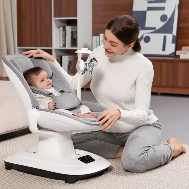 Electric Baby Swing Rocker Bed - Cross-Border Cradle for Infant Soothing and Sleep Assistance